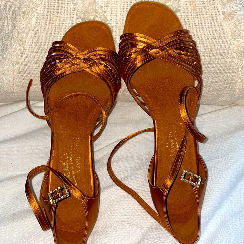 IDS (International Dance Shoes) Latin 2.5 inch Heels Size: UK 6 or US 8 Ballroom - Picture 5 of 8